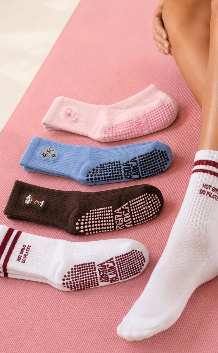 Amapola Grip Socks