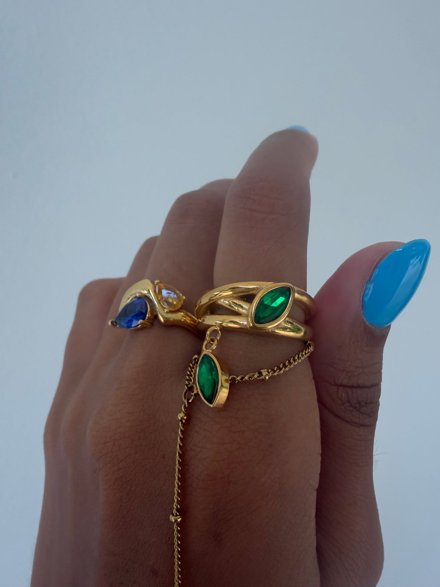 Santorini Diamond Rings